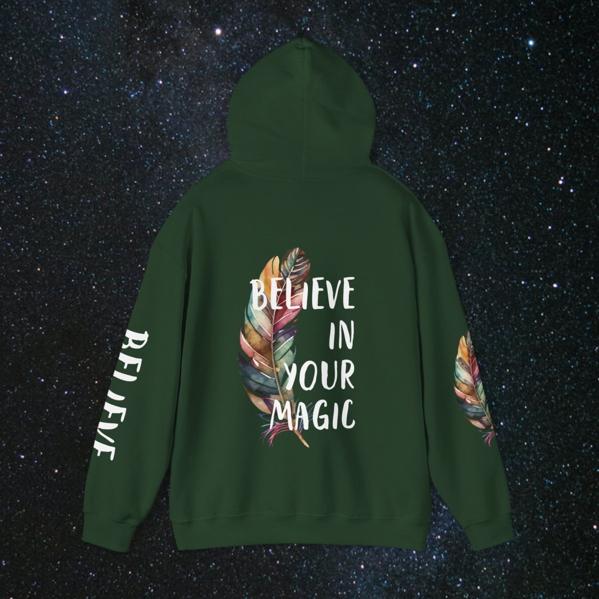Manifestation - Unisex Pullover Hoodie - MindLight Apparel - Manifestation - Unisex Pullover Hoodie - Dark Chocolate - S -
