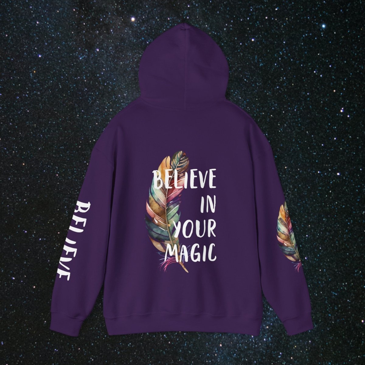 Manifestation - Unisex Pullover Hoodie - MindLight Apparel - Manifestation - Unisex Pullover Hoodie - Dark Chocolate - S -
