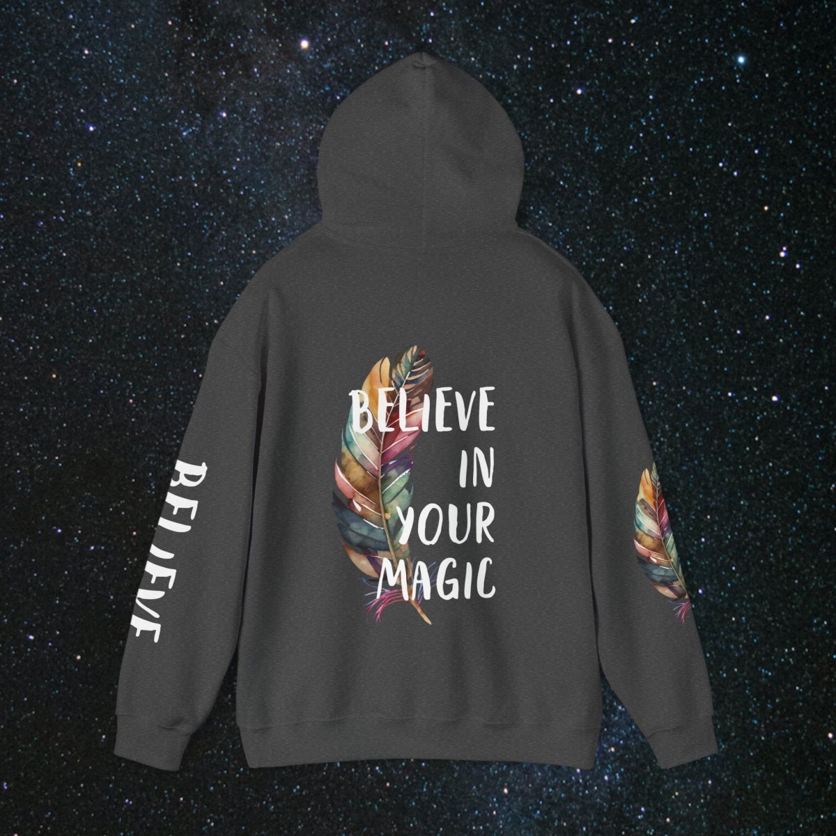 Manifestation - Unisex Pullover Hoodie - MindLight Apparel - Manifestation - Unisex Pullover Hoodie - Dark Chocolate - S -