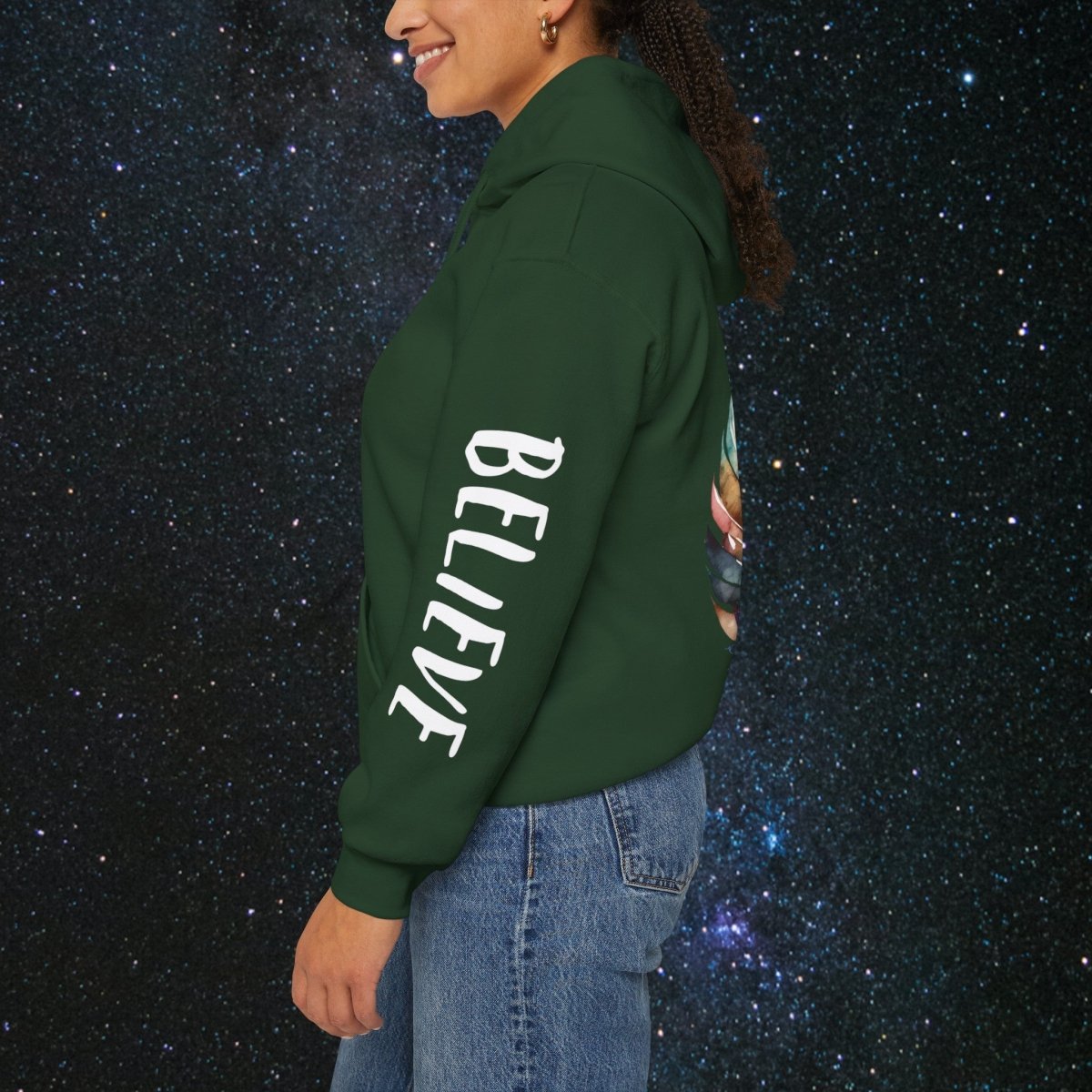 Manifestation - Unisex Pullover Hoodie - MindLight Apparel - Manifestation - Unisex Pullover Hoodie - Dark Chocolate - S -