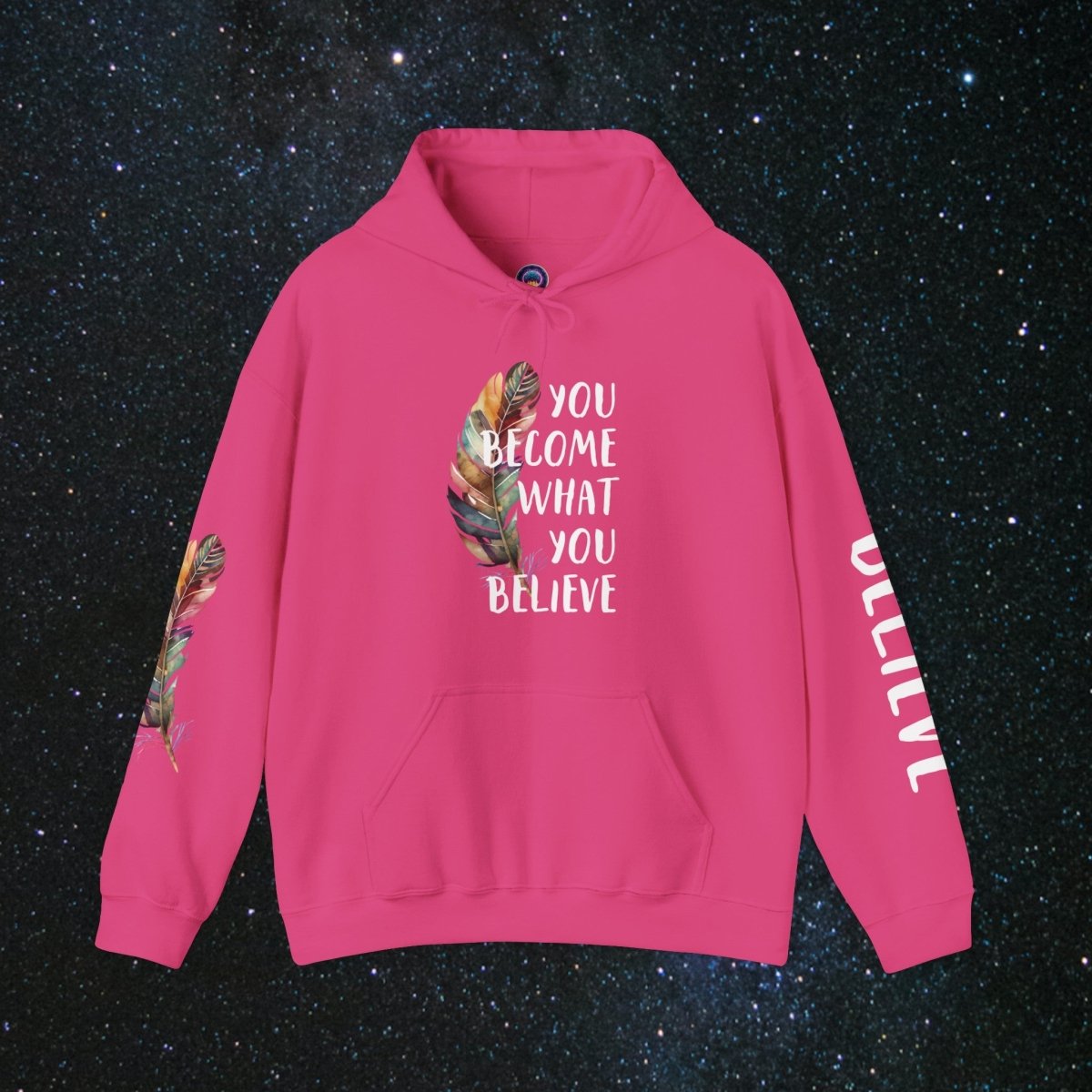 Manifestation - Unisex Pullover Hoodie - MindLight Apparel - Manifestation - Unisex Pullover Hoodie - Heliconia - S -