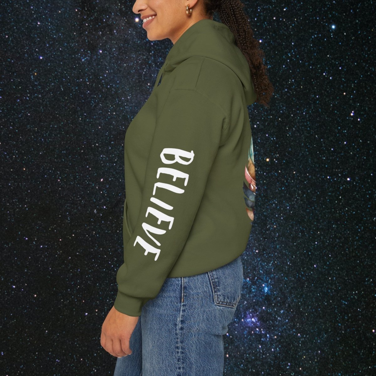 Manifestation - Unisex Pullover Hoodie - MindLight Apparel - Manifestation - Unisex Pullover Hoodie - Dark Chocolate - S -