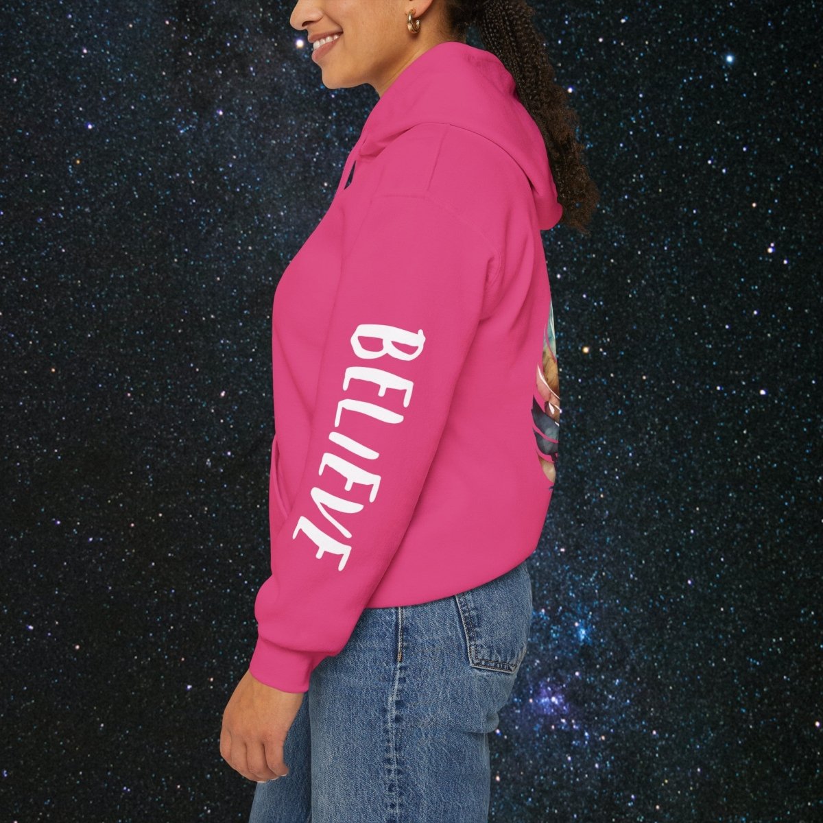 Manifestation - Unisex Pullover Hoodie - MindLight Apparel - Manifestation - Unisex Pullover Hoodie - Dark Chocolate - S -