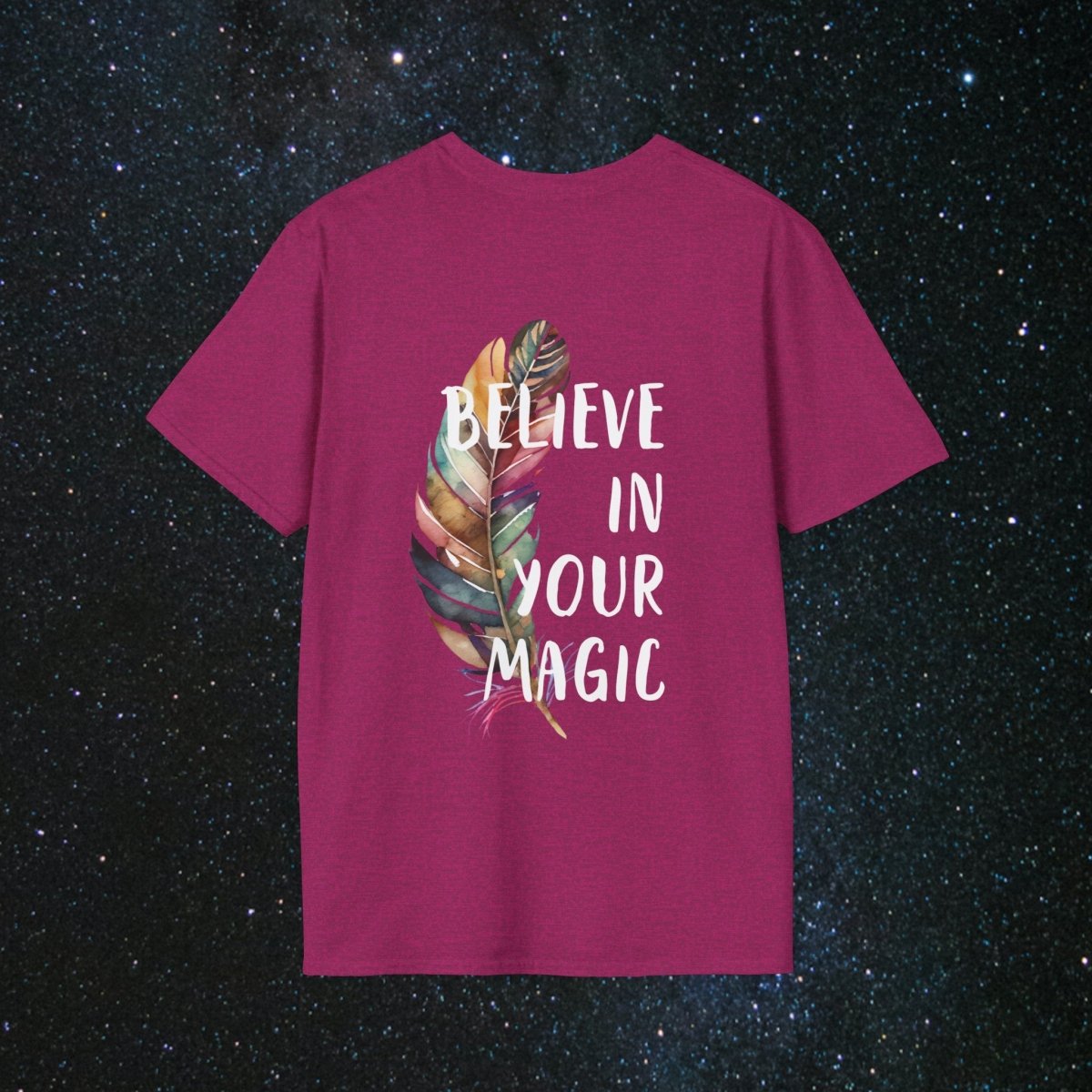 Manifestation Unisex Softstyle T-Shirt - MindLight Apparel - Manifestation Unisex Softstyle T-Shirt - Cherry Red - S -