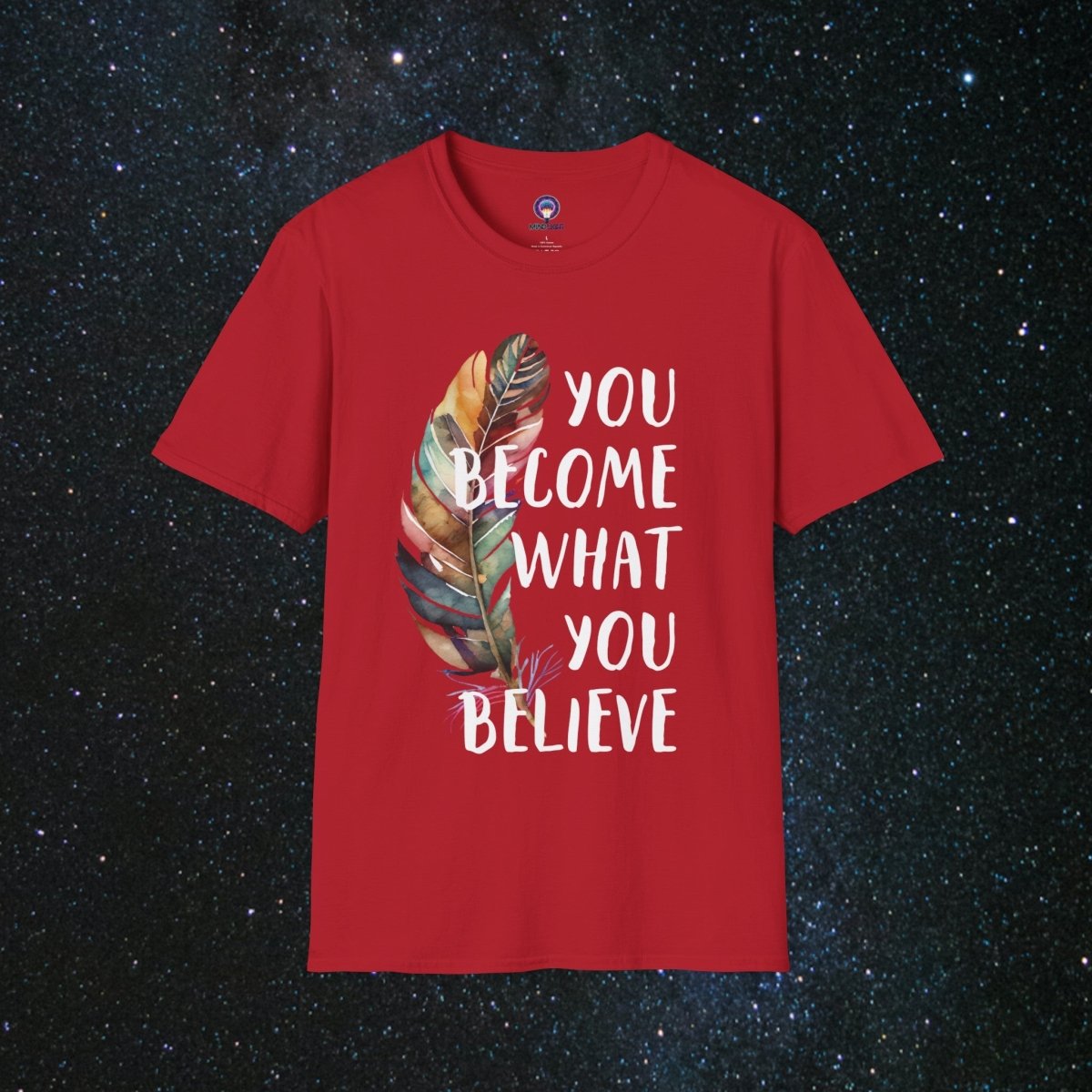 Manifestation Unisex Softstyle T-Shirt - MindLight Apparel - Manifestation Unisex Softstyle T-Shirt - Cherry Red - S -