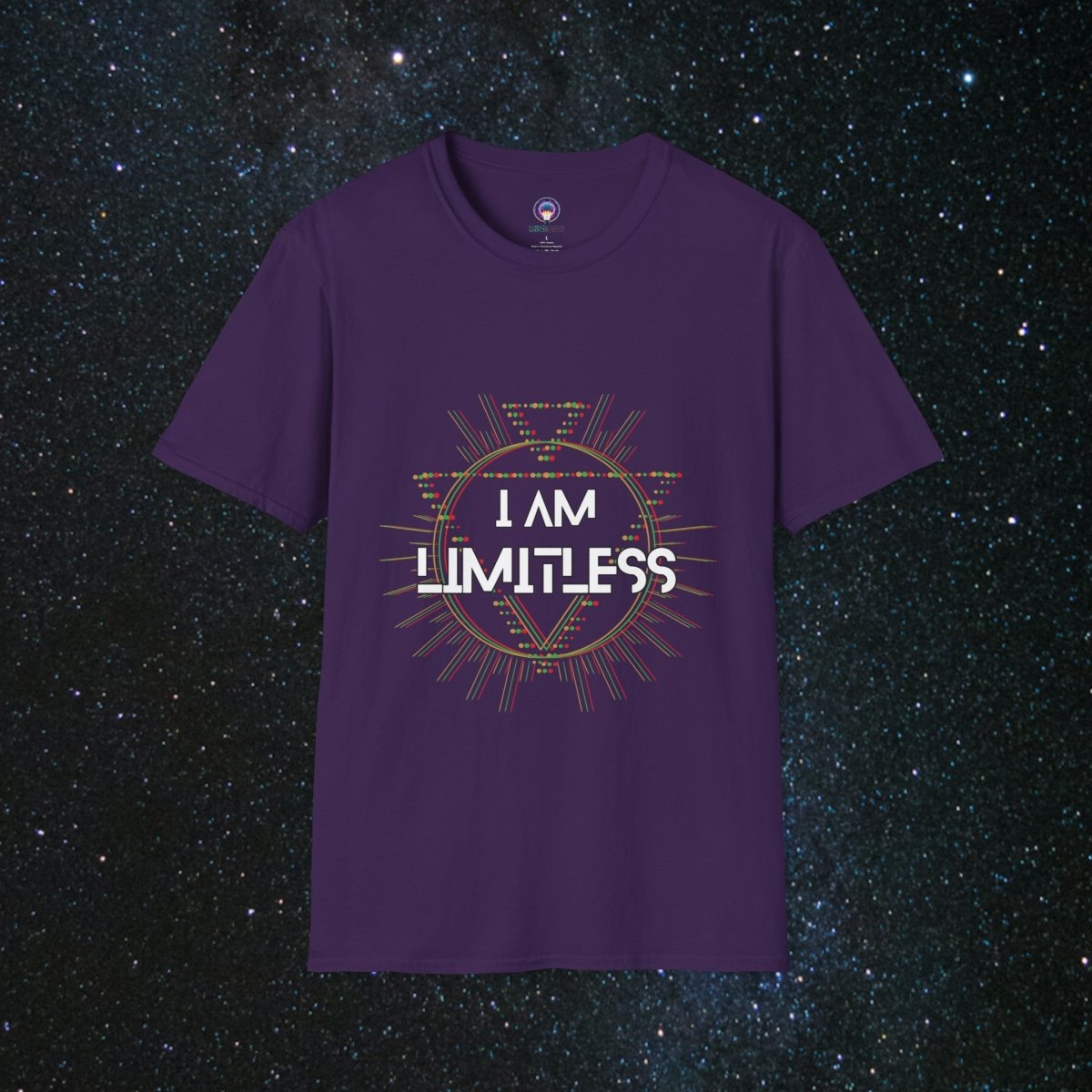 MindLight Alpha Infinite Unisex Softstyle T-Shirt - MindLight Apparel - MindLight Alpha Infinite Unisex Softstyle T-Shirt - Purple - S -