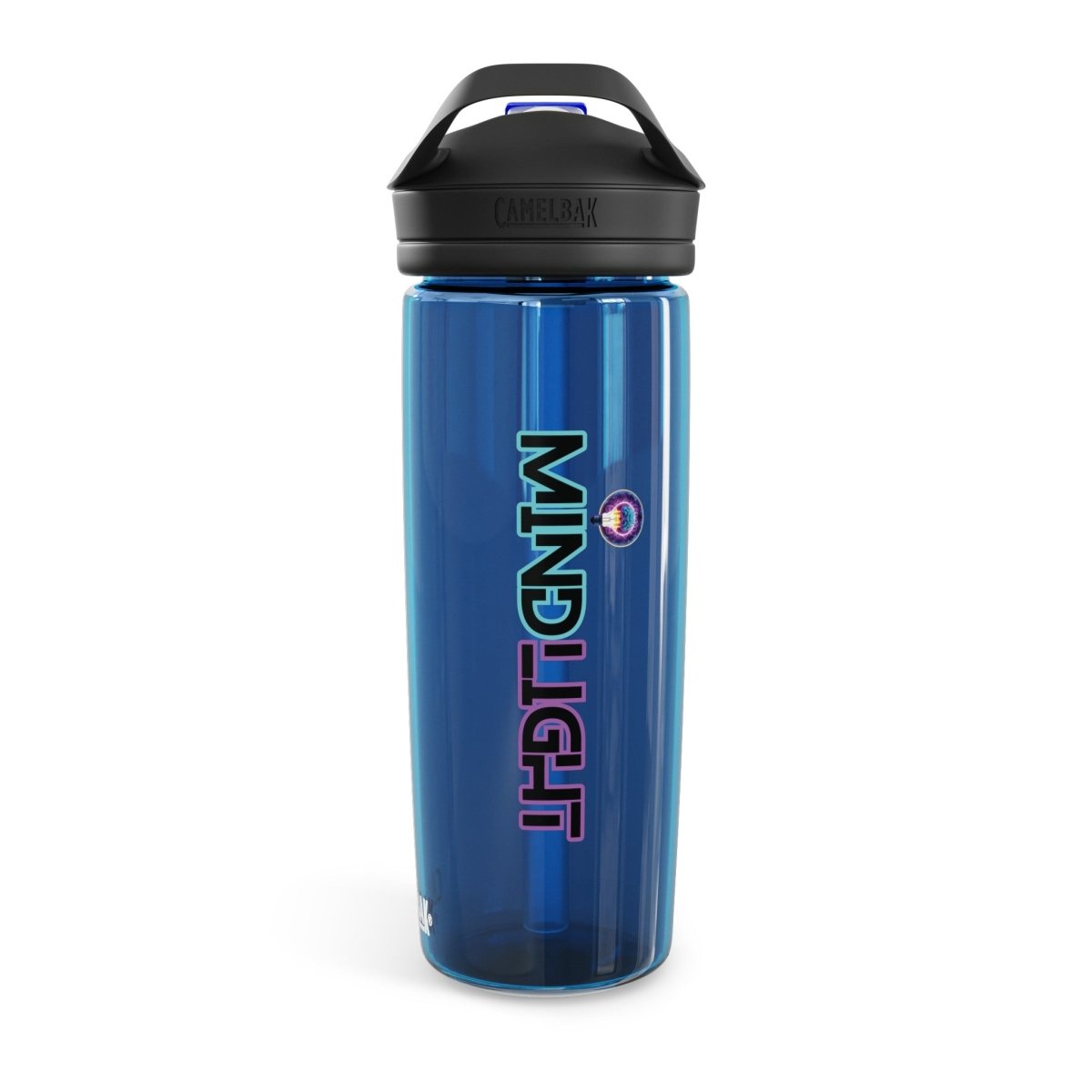 MindLight Aqua Water Bottle, 20oz\25oz - MindLight Apparel - MindLight Aqua Water Bottle, 20oz\25oz - 20oz - Charcoal -