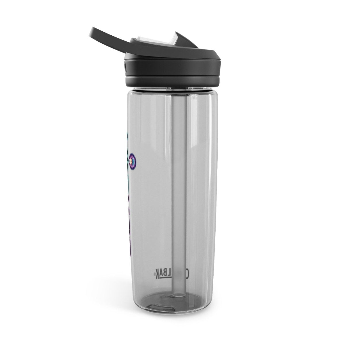 MindLight Aqua Water Bottle, 20oz\25oz - MindLight Apparel - MindLight Aqua Water Bottle, 20oz\25oz - 20oz - Charcoal -