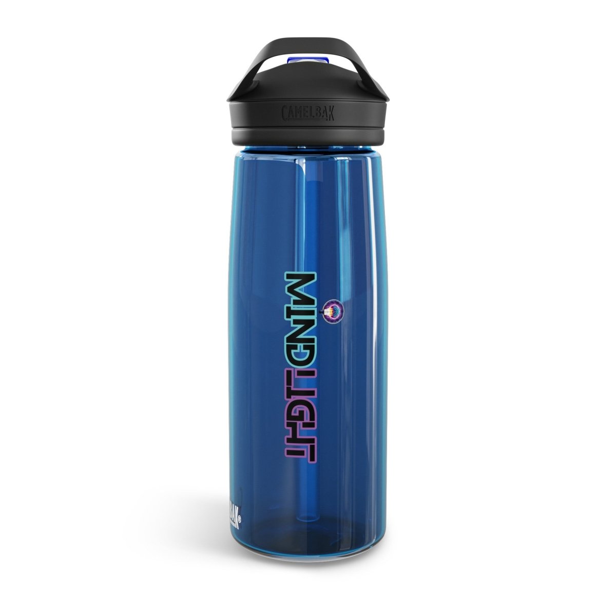 MindLight Aqua Water Bottle, 20oz\25oz - MindLight Apparel - MindLight Aqua Water Bottle, 20oz\25oz - 20oz - Charcoal -