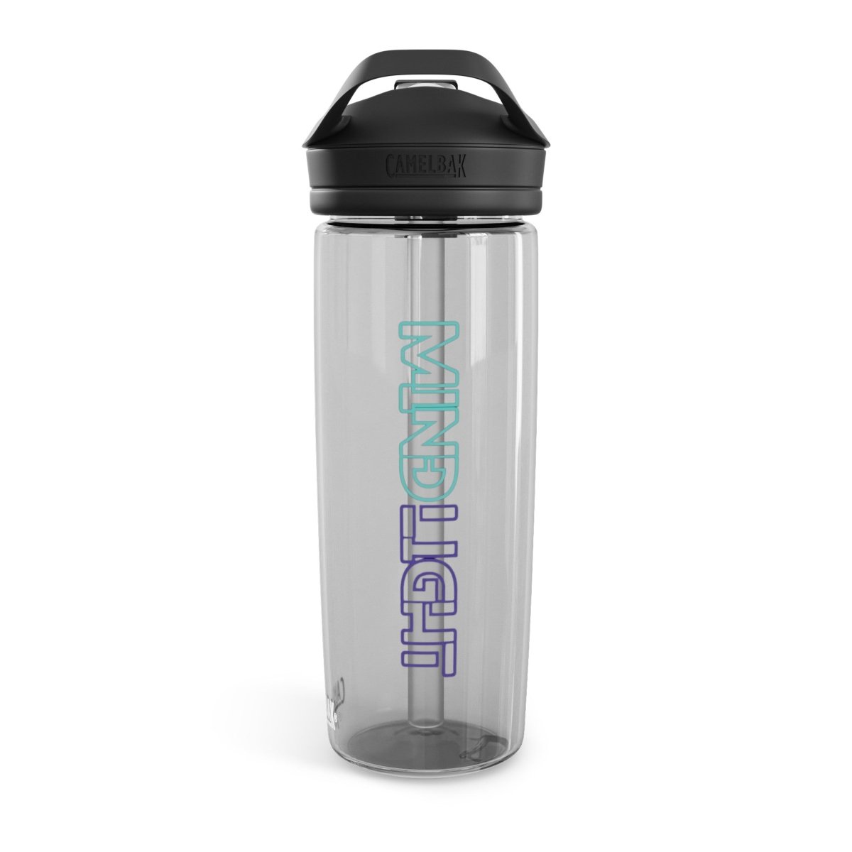 MindLight AquaZen Water Bottle, 20oz\25oz - MindLight Apparel - MindLight AquaZen Water Bottle, 20oz\25oz - 20oz - Charcoal -