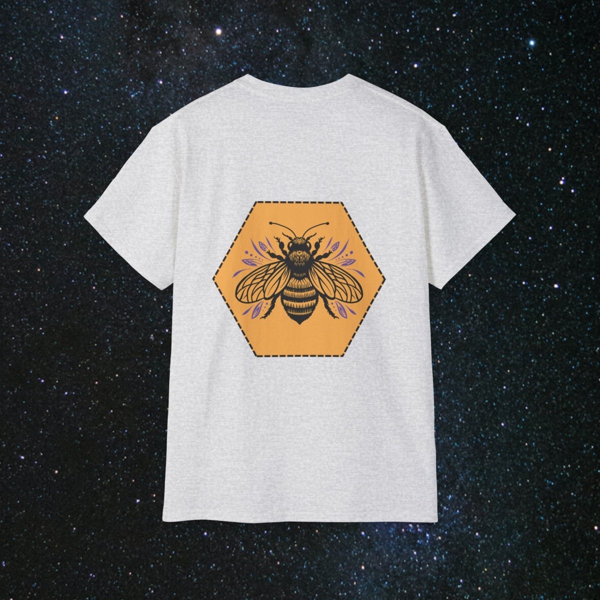 MindLight Bee Kind Unisex Ultra Cotton Tee - MindLight Apparel - MindLight Bee Kind Unisex Ultra Cotton Tee - Gold - S -