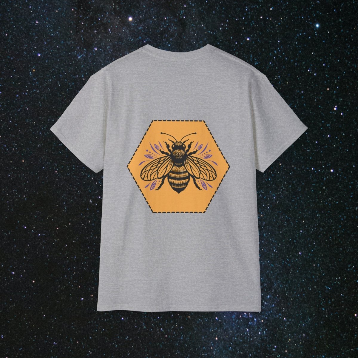MindLight Bee Kind Unisex Ultra Cotton Tee - MindLight Apparel - MindLight Bee Kind Unisex Ultra Cotton Tee - Gold - S -