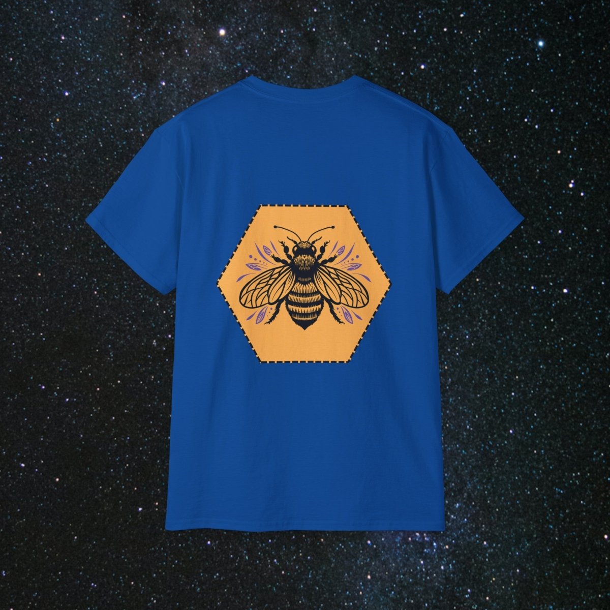 MindLight Bee Kind Unisex Ultra Cotton Tee - MindLight Apparel - MindLight Bee Kind Unisex Ultra Cotton Tee - Gold - S -
