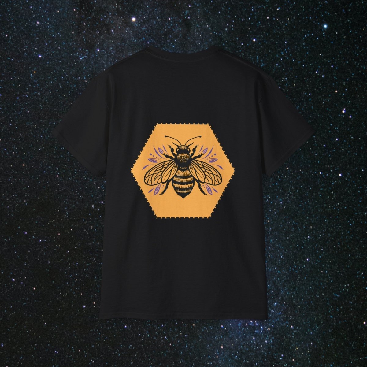 MindLight Bee Kind Unisex Ultra Cotton Tee - MindLight Apparel - MindLight Bee Kind Unisex Ultra Cotton Tee - Gold - S -