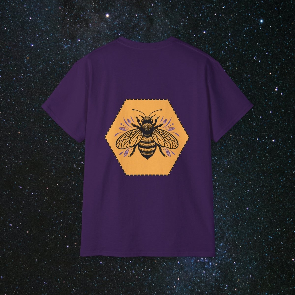 MindLight Bee Kind Unisex Ultra Cotton Tee - MindLight Apparel - MindLight Bee Kind Unisex Ultra Cotton Tee - Gold - S -