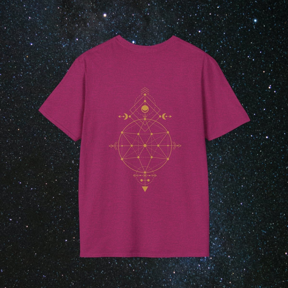 MindLight Epoch's End Unisex Softstyle T-Shirt - MindLight Apparel - MindLight Epoch's End Unisex Softstyle T-Shirt - Cherry Red - S -