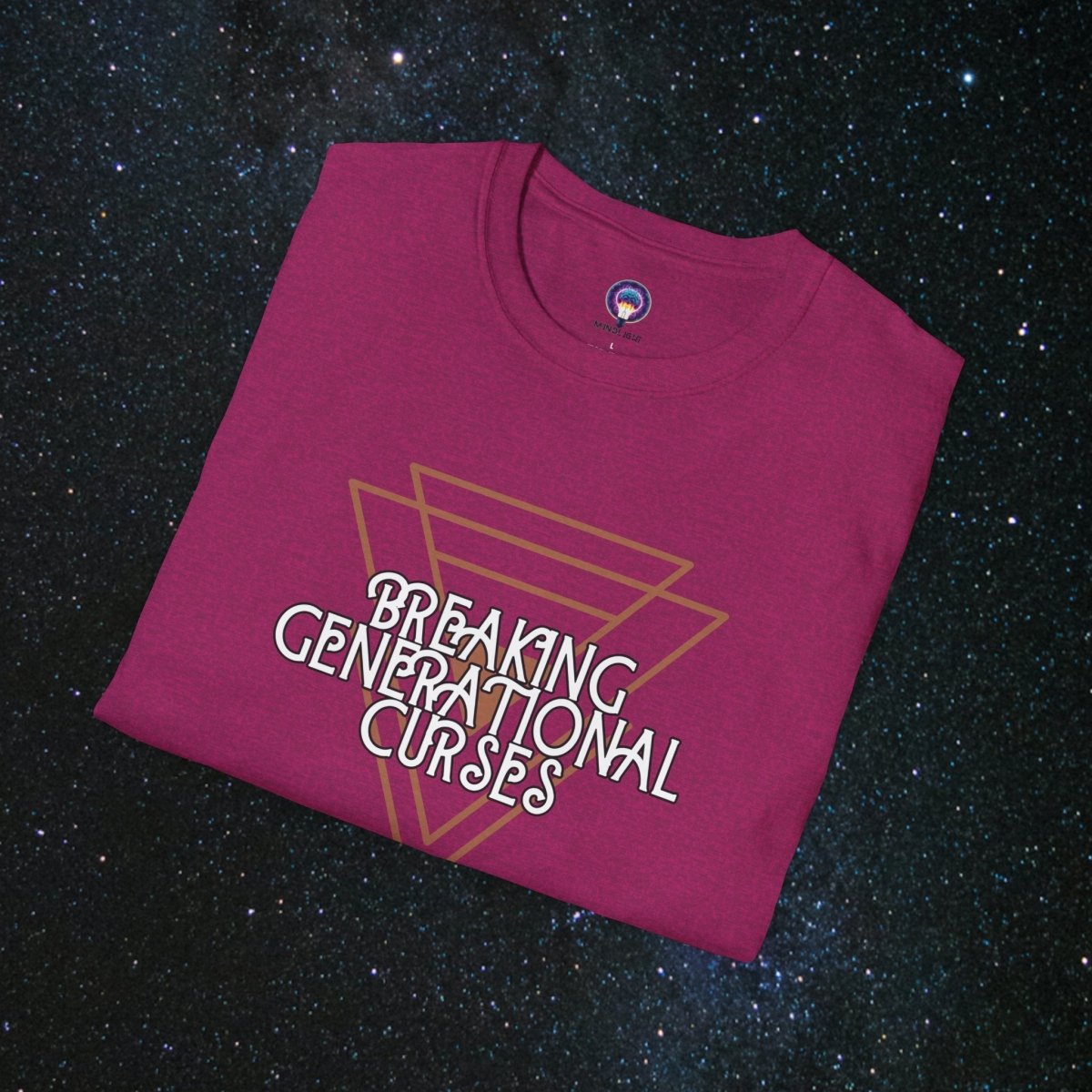MindLight Epoch's End Unisex Softstyle T-Shirt - MindLight Apparel - MindLight Epoch's End Unisex Softstyle T-Shirt - Cherry Red - S -