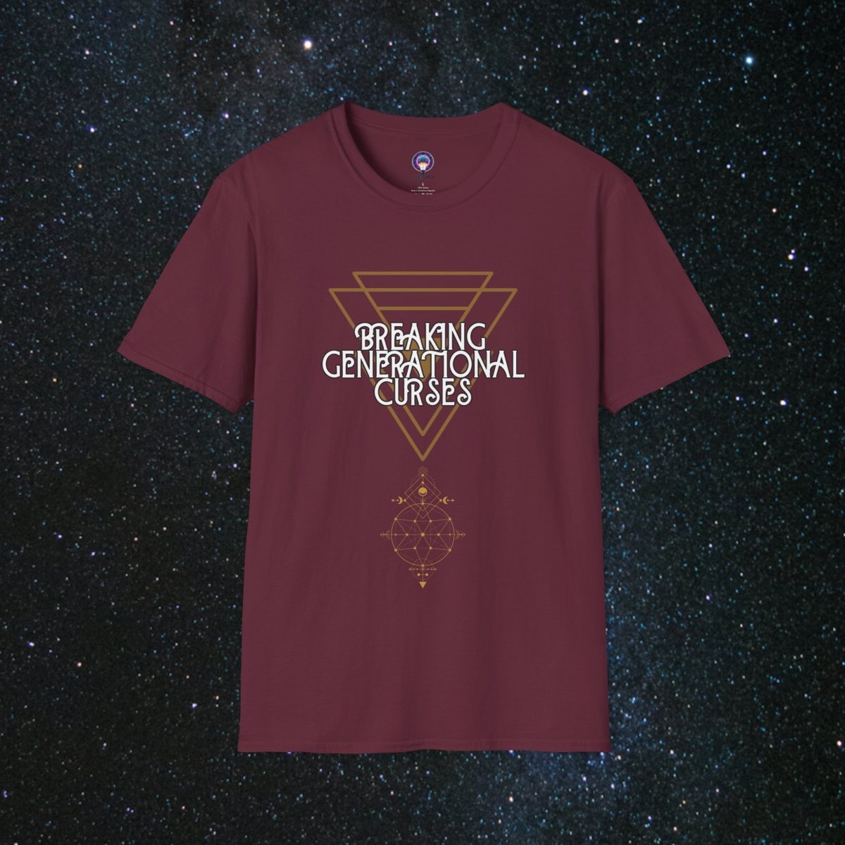 MindLight Epoch's End Unisex Softstyle T-Shirt - MindLight Apparel - MindLight Epoch's End Unisex Softstyle T-Shirt - Maroon - S -