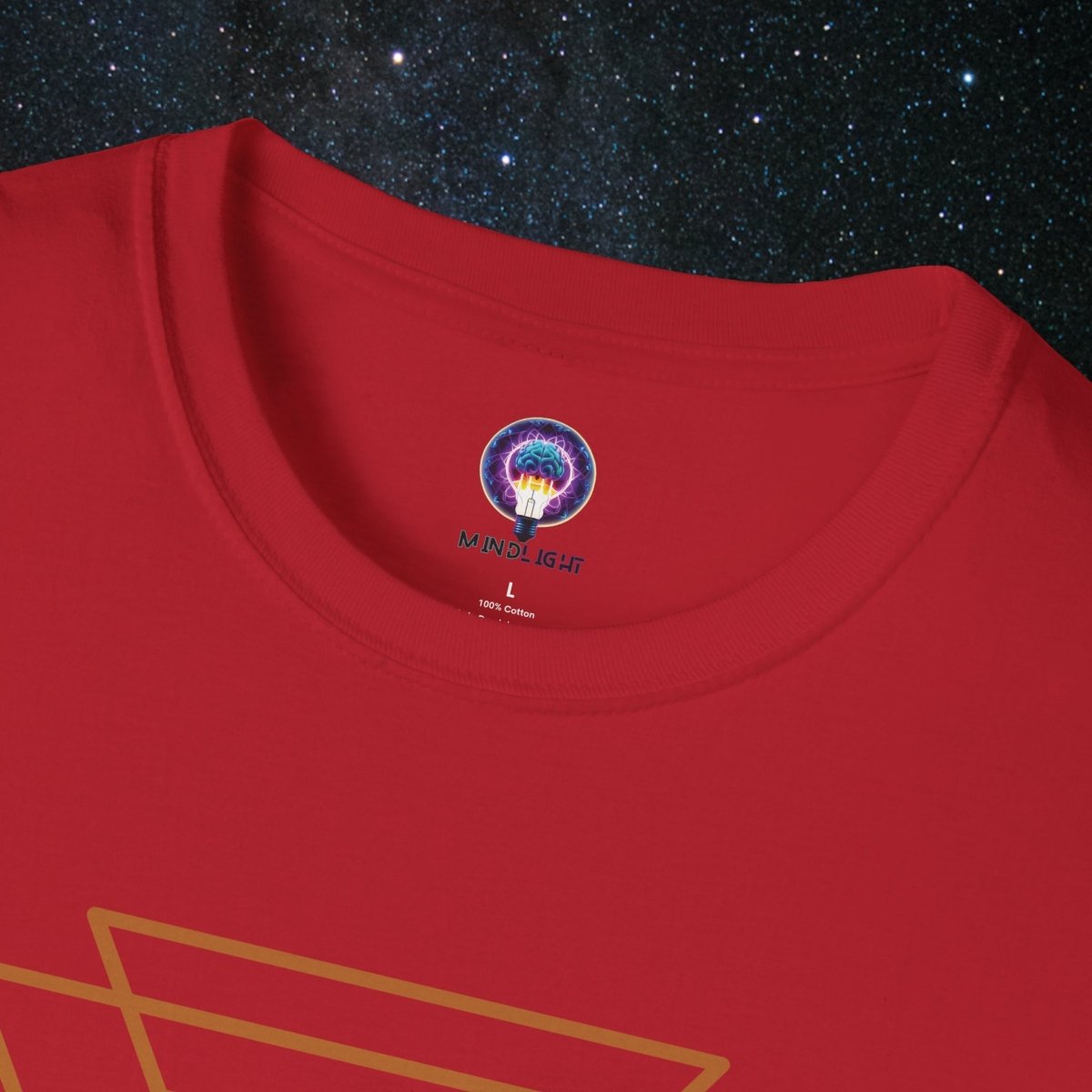 MindLight Epoch's End Unisex Softstyle T-Shirt - MindLight Apparel - MindLight Epoch's End Unisex Softstyle T-Shirt - Cherry Red - S -