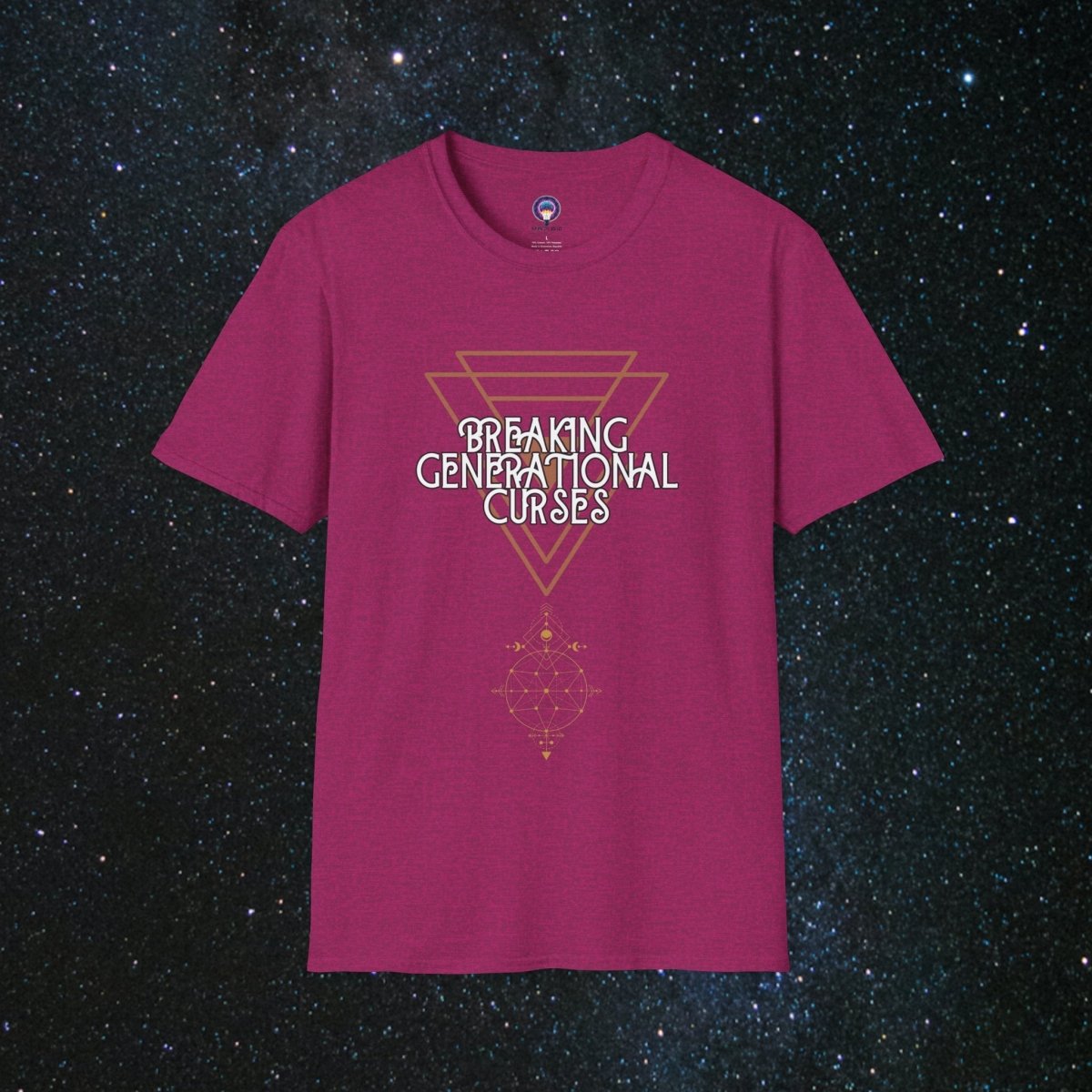 MindLight Epoch's End Unisex Softstyle T-Shirt - MindLight Apparel - MindLight Epoch's End Unisex Softstyle T-Shirt - Antique Heliconia - S -