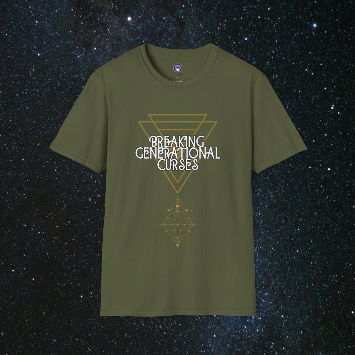 MindLight Epoch's End Unisex Softstyle T-Shirt - MindLight Apparel - MindLight Epoch's End Unisex Softstyle T-Shirt - Military Green - S -