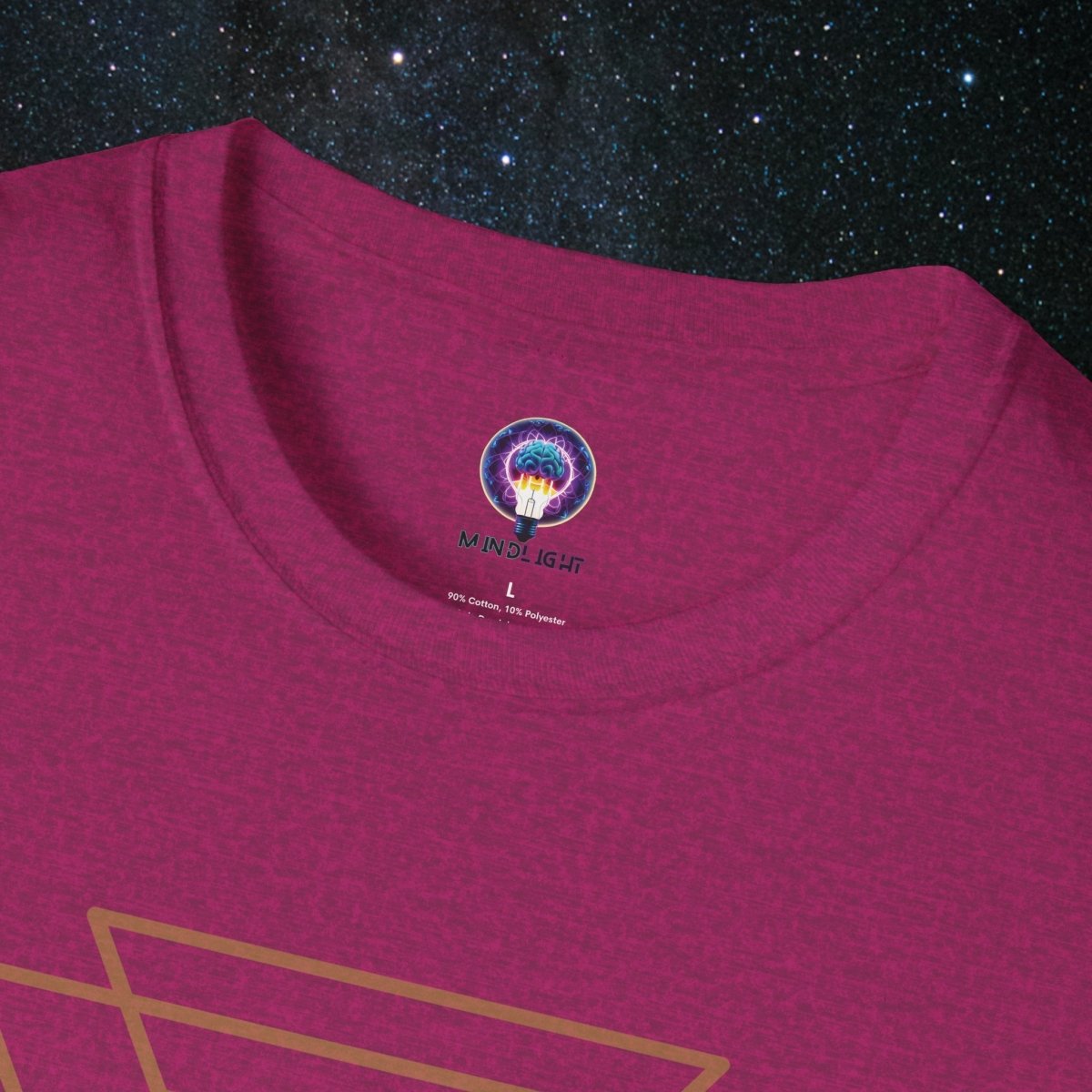 MindLight Epoch's End Unisex Softstyle T-Shirt - MindLight Apparel - MindLight Epoch's End Unisex Softstyle T-Shirt - Cherry Red - S -