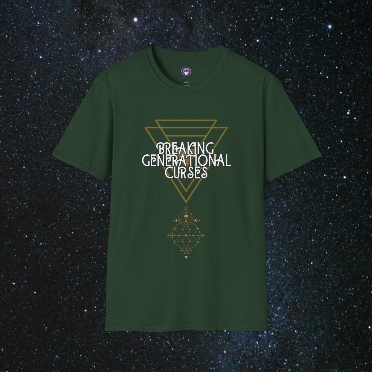 MindLight Epoch's End Unisex Softstyle T-Shirt - MindLight Apparel - MindLight Epoch's End Unisex Softstyle T-Shirt - Forest Green - S -