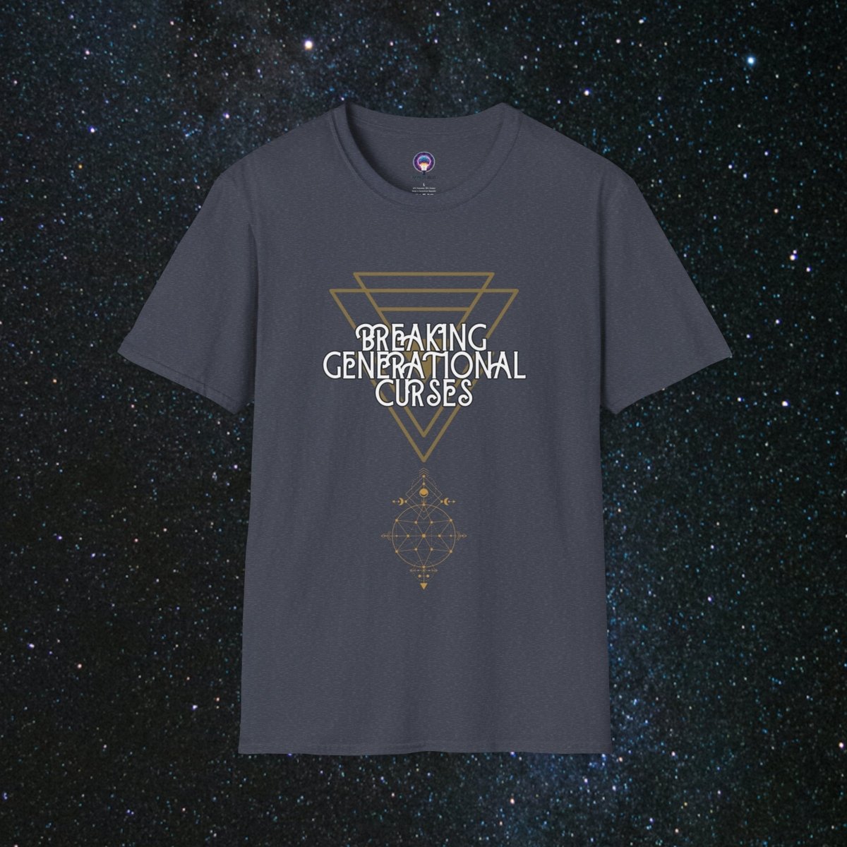 MindLight Epoch's End Unisex Softstyle T-Shirt - MindLight Apparel - MindLight Epoch's End Unisex Softstyle T-Shirt - Heather Navy - XS -