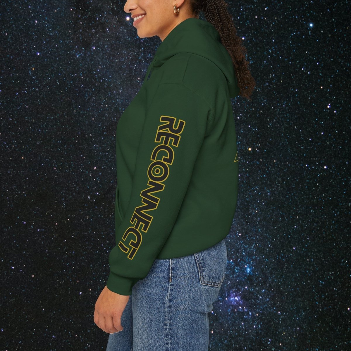 MindLight - Golden Unisex Pullover Hoodie - MindLight Apparel - MindLight - Golden Unisex Pullover Hoodie - Forest Green - S -