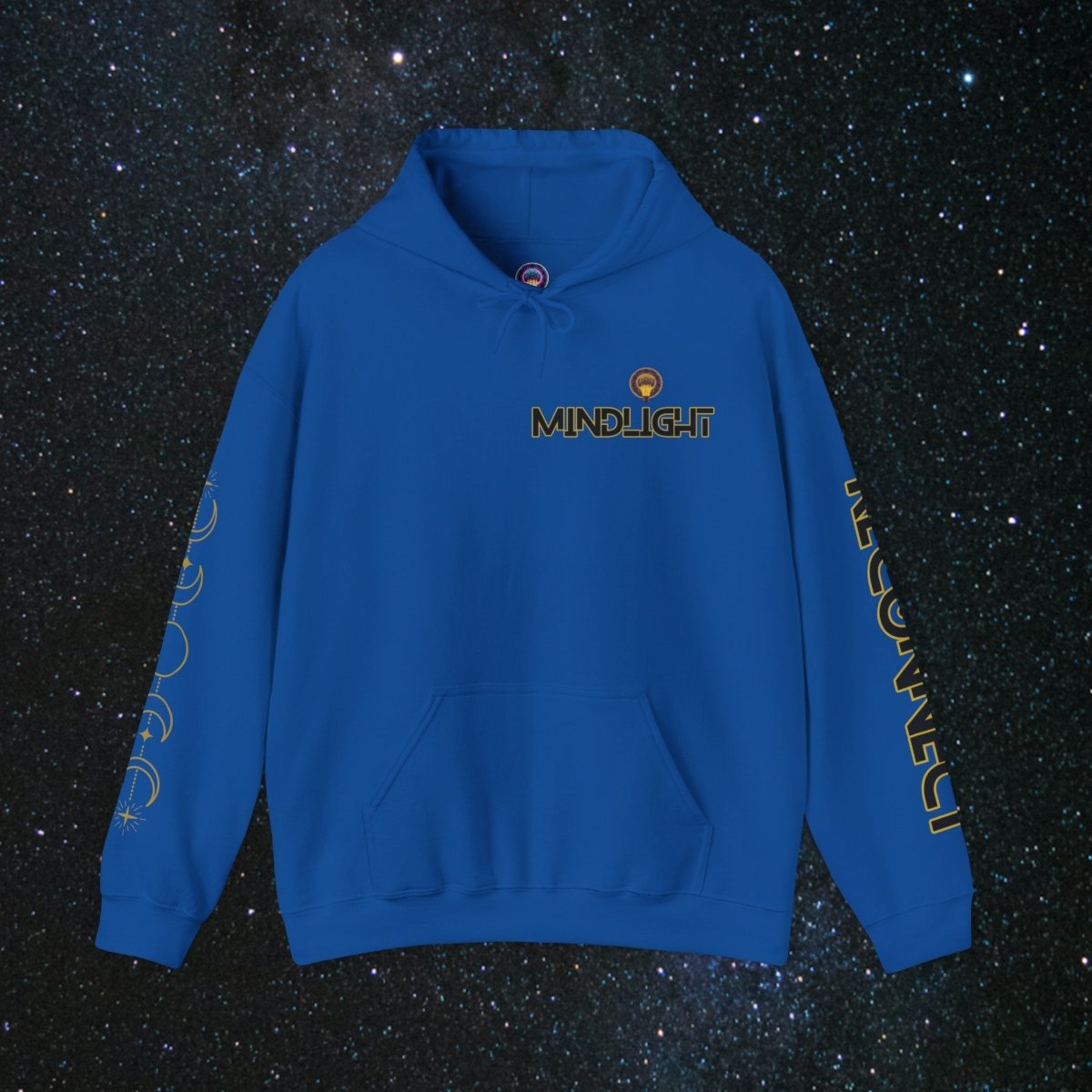 MindLight - Golden Unisex Pullover Hoodie - MindLight Apparel - MindLight - Golden Unisex Pullover Hoodie - Royal - S -