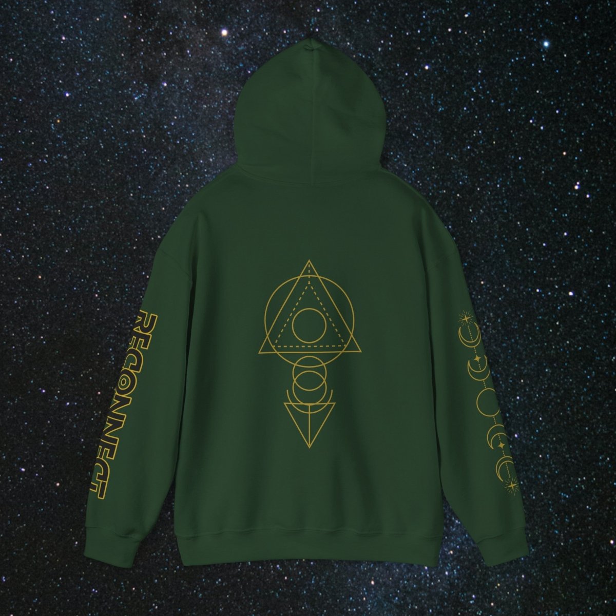 MindLight - Golden Unisex Pullover Hoodie - MindLight Apparel - MindLight - Golden Unisex Pullover Hoodie - Forest Green - S -