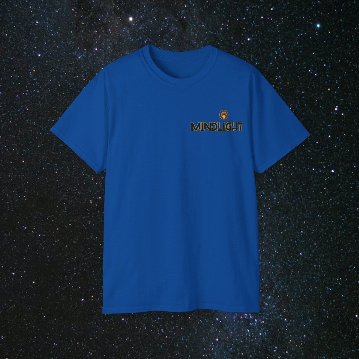 MindLight - Golden Unisex Ultra Cotton Tee - MindLight Apparel - MindLight - Golden Unisex Ultra Cotton Tee - Royal - S -