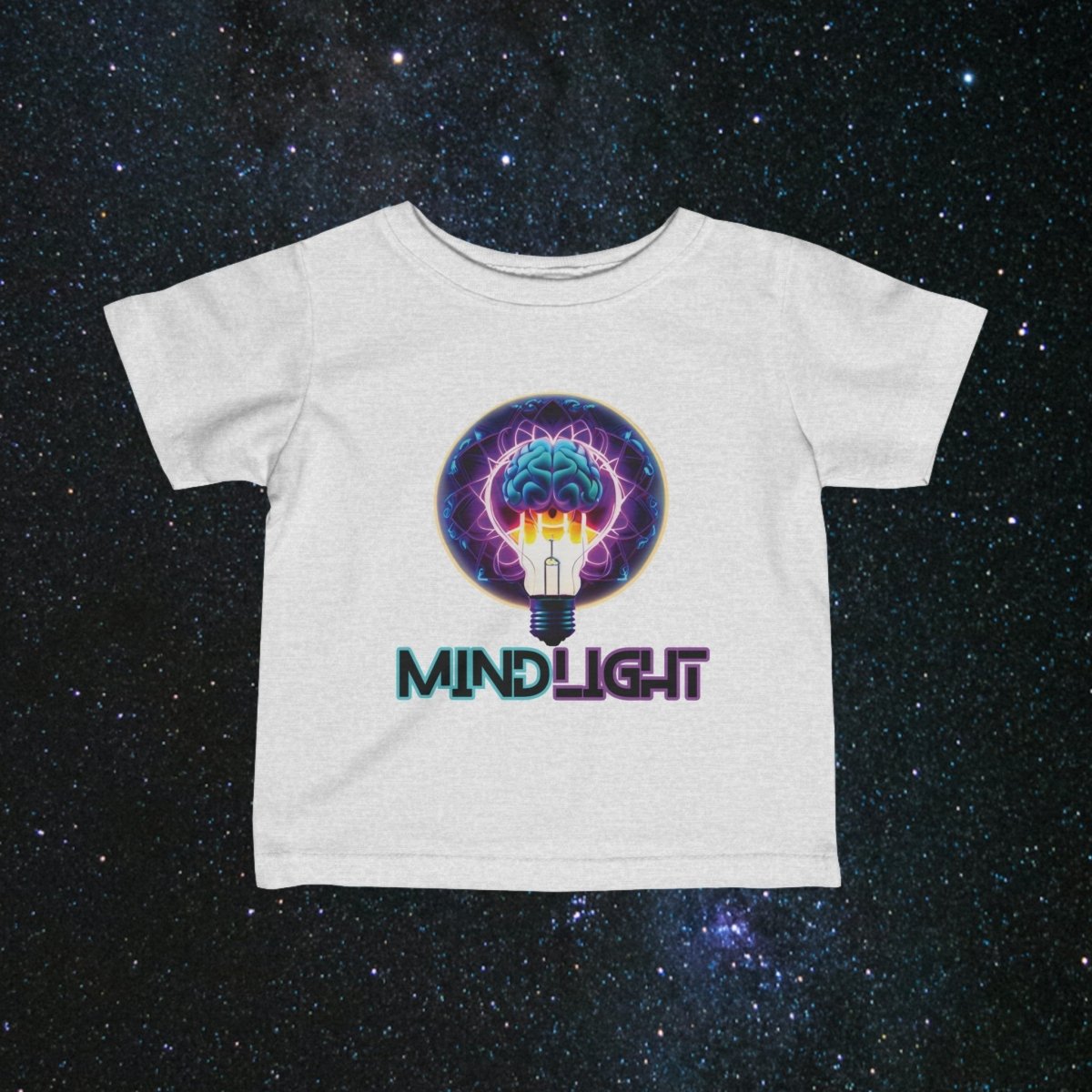 MindLight Infant Fine Jersey Tee - MindLight Apparel - MindLight Infant Fine Jersey Tee - Heather - 6M -