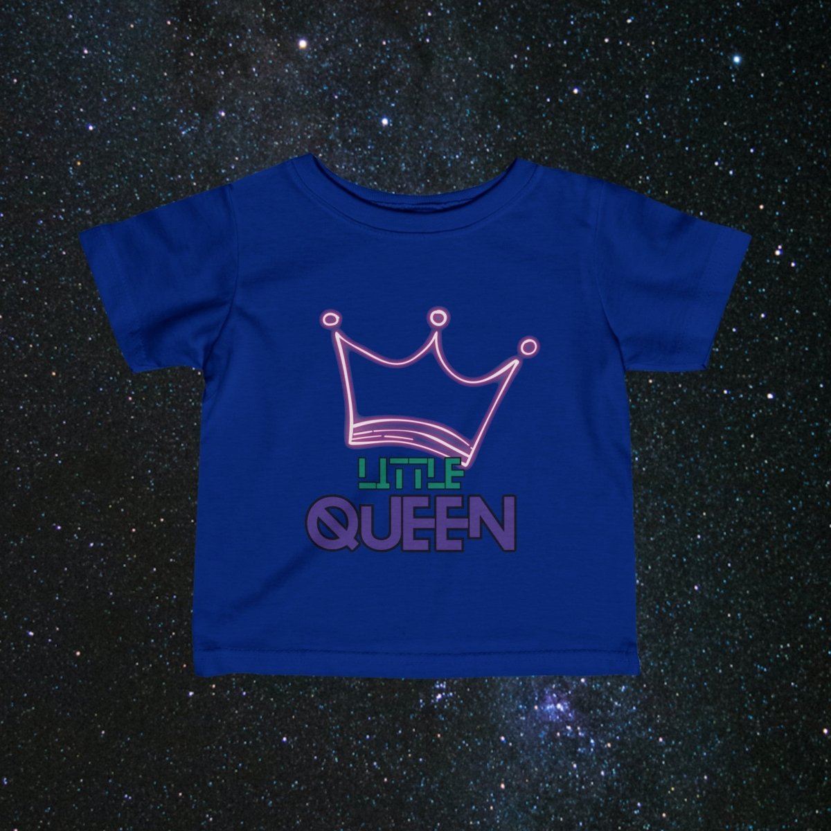 MindLight Little Queen Infant Tee - MindLight Apparel - MindLight Little Queen Infant Tee - Royal - 6M -