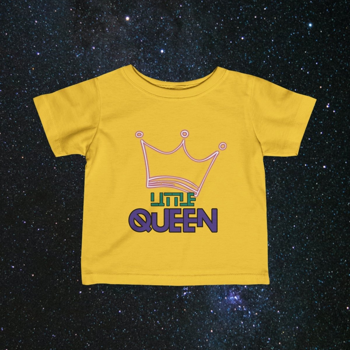 MindLight Little Queen Infant Tee - MindLight Apparel - MindLight Little Queen Infant Tee - Butter - 6M -