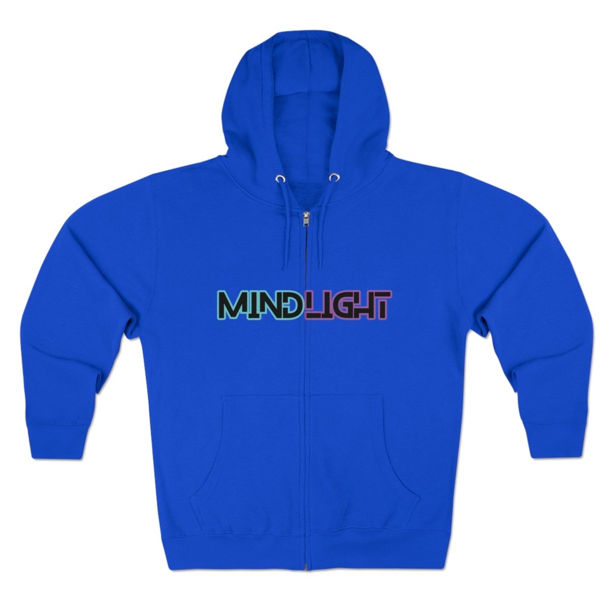 MindLight Unisex Zip Hoodie - MindLight Apparel - MindLight Unisex Zip Hoodie - Oatmeal Heather - M -