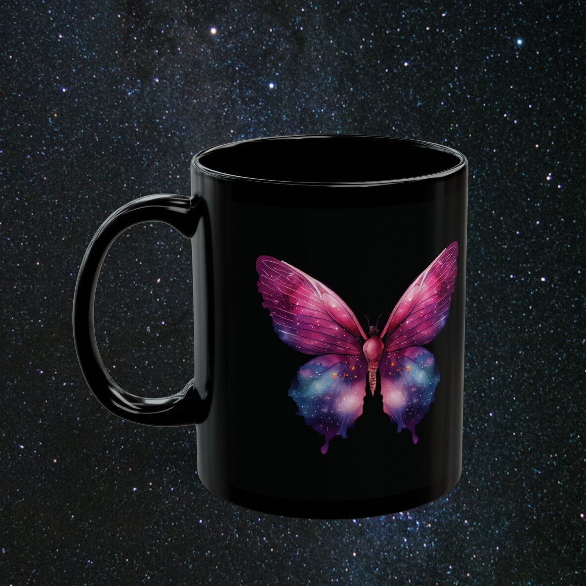 Momma Starseed Black Mug - MindLight Apparel - Momma Starseed Black Mug - 15oz - -