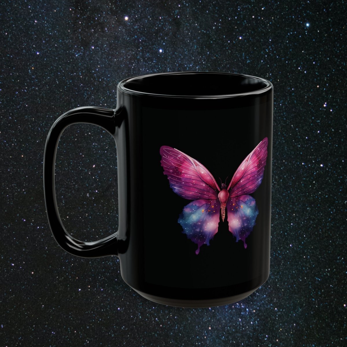 Momma Starseed Black Mug - MindLight Apparel - Momma Starseed Black Mug - 15oz - -