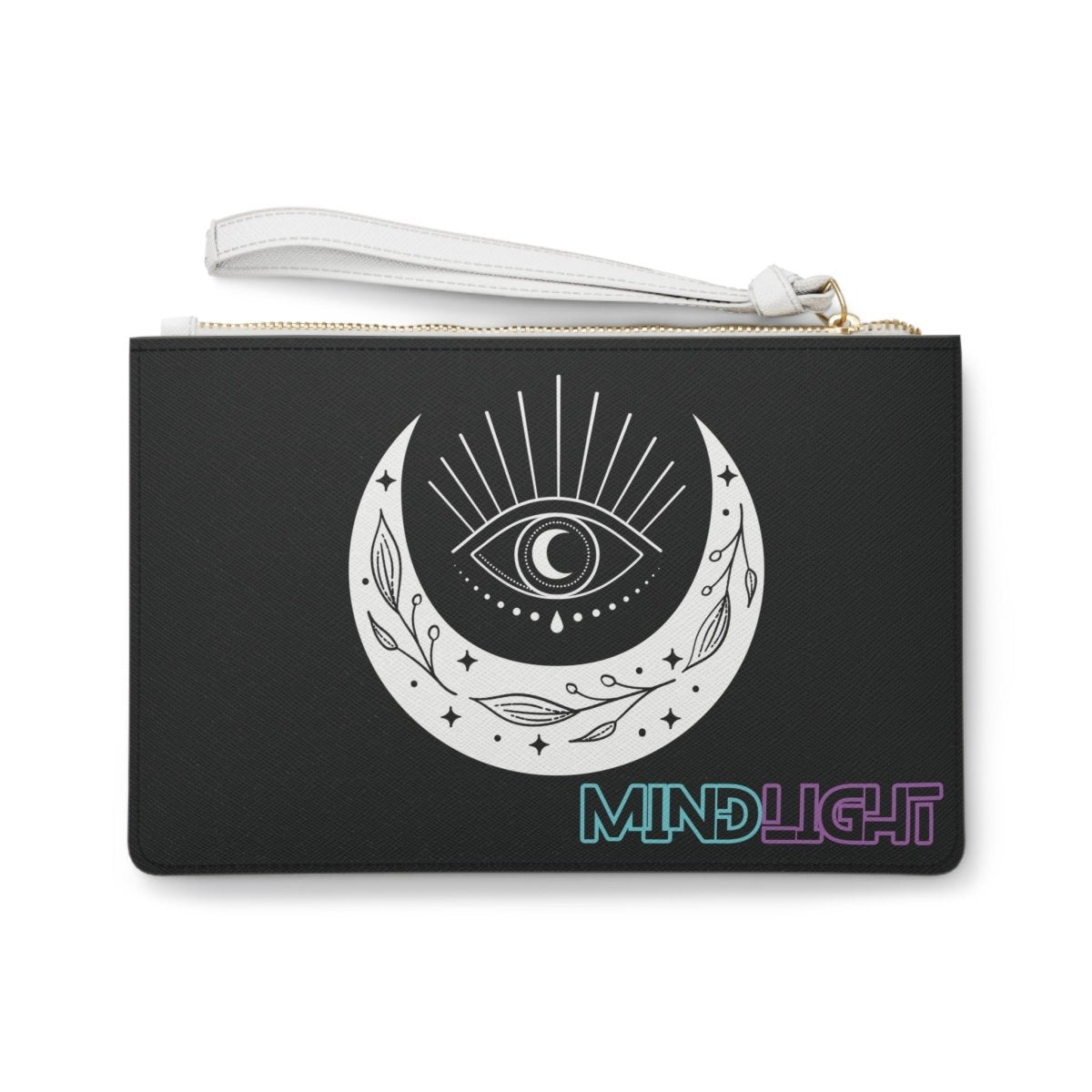 Moon Child Clutch Bag (Black) - MindLight Apparel - Moon Child Clutch Bag (Black) - One size - -