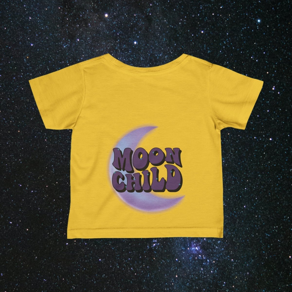 Moonchild Toddler Jersey Tee - MindLight Apparel - Moonchild Toddler Jersey Tee - Butter - 6M -