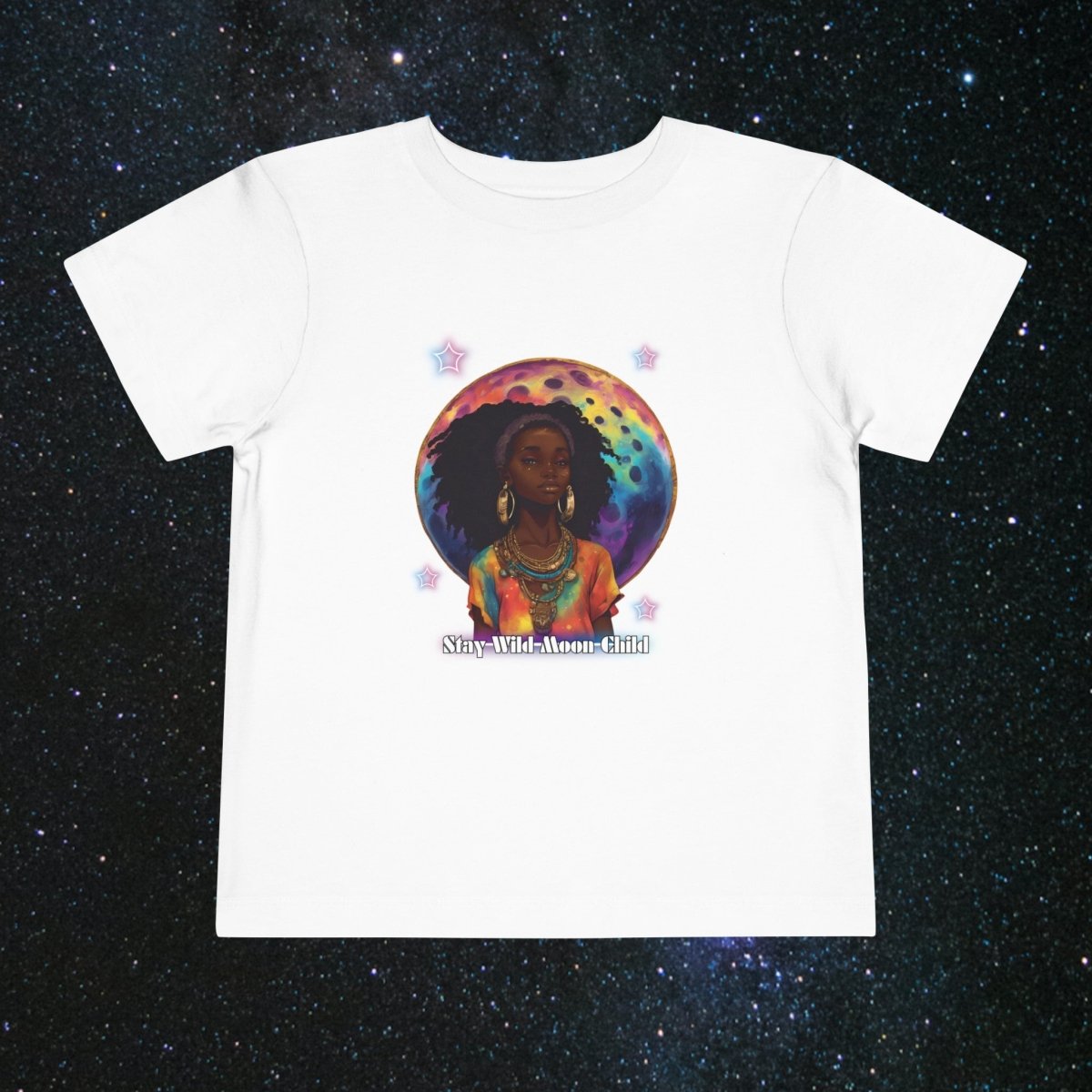 Moonchild Toddler Tee - MindLight Apparel - Moonchild Toddler Tee - White - 2T -