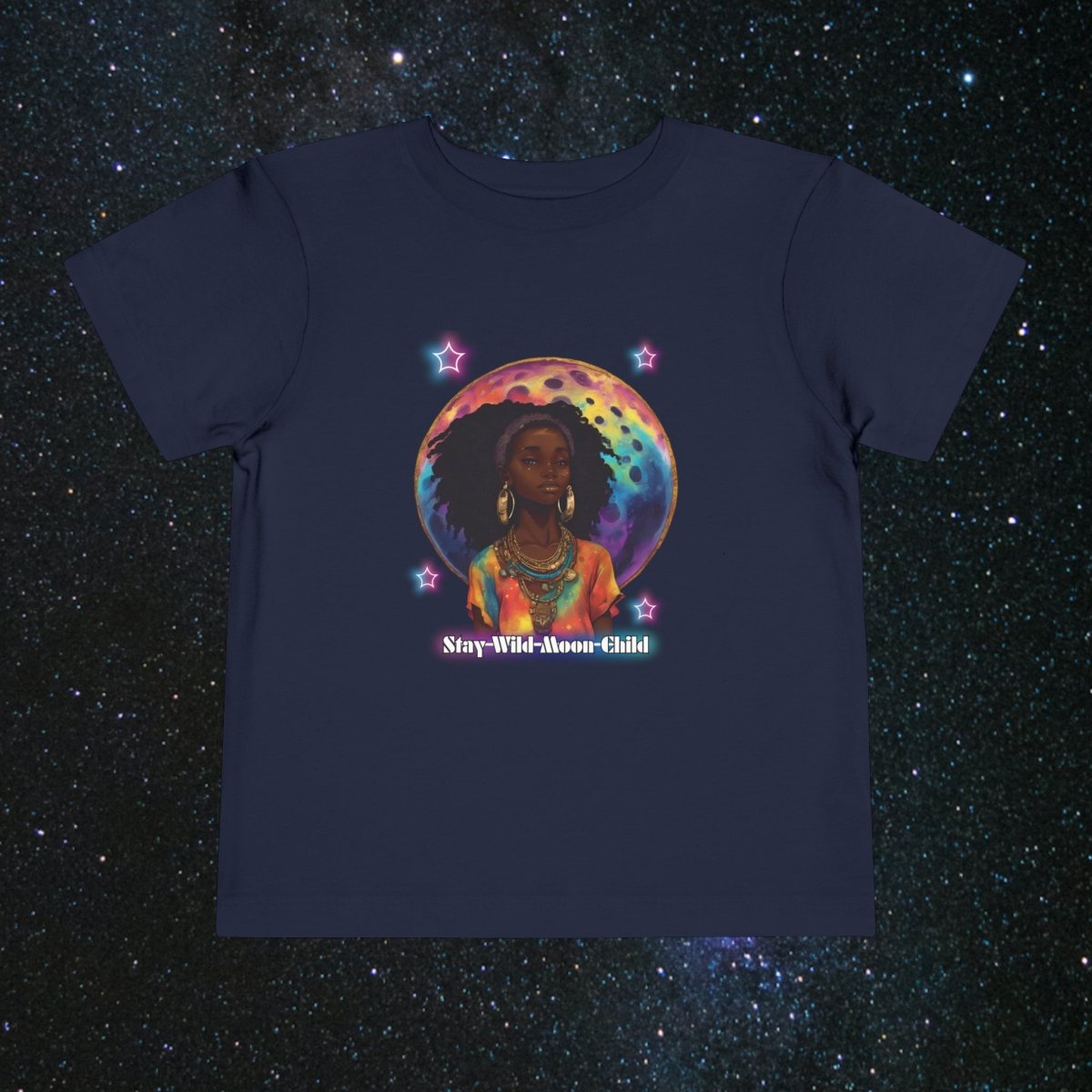 Moonchild Toddler Tee - MindLight Apparel - Moonchild Toddler Tee - Navy - 2T -