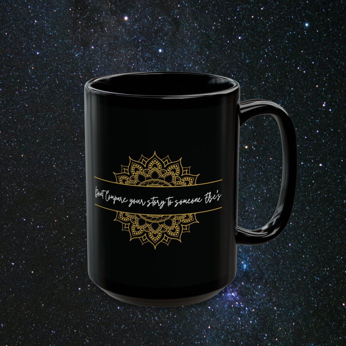 'My Narrative' Black Mug - MindLight Apparel - 'My Narrative' Black Mug - 15oz - -