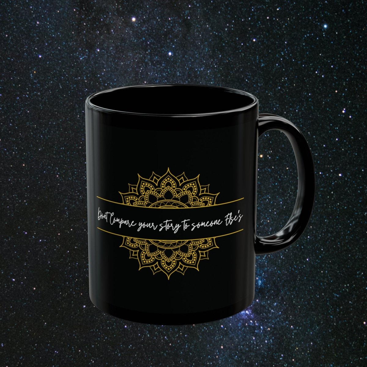 'My Narrative' Black Mug - MindLight Apparel - 'My Narrative' Black Mug - 11oz - -
