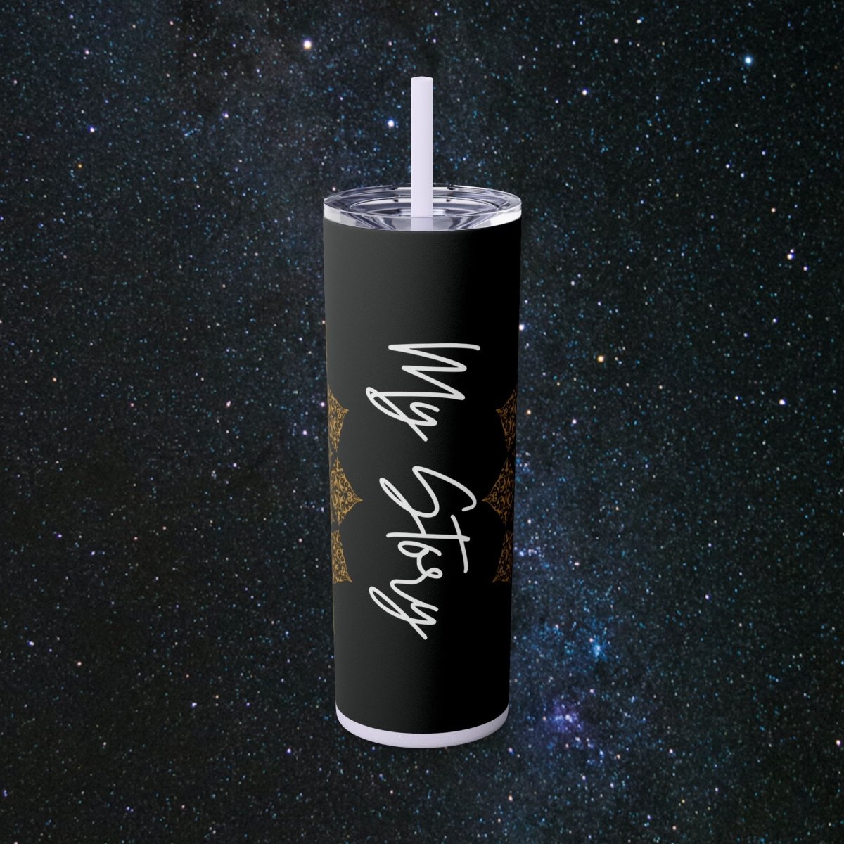 My Narrative Tumbler - MindLight Apparel - My Narrative Tumbler - Glossy - Glitter Lilac -