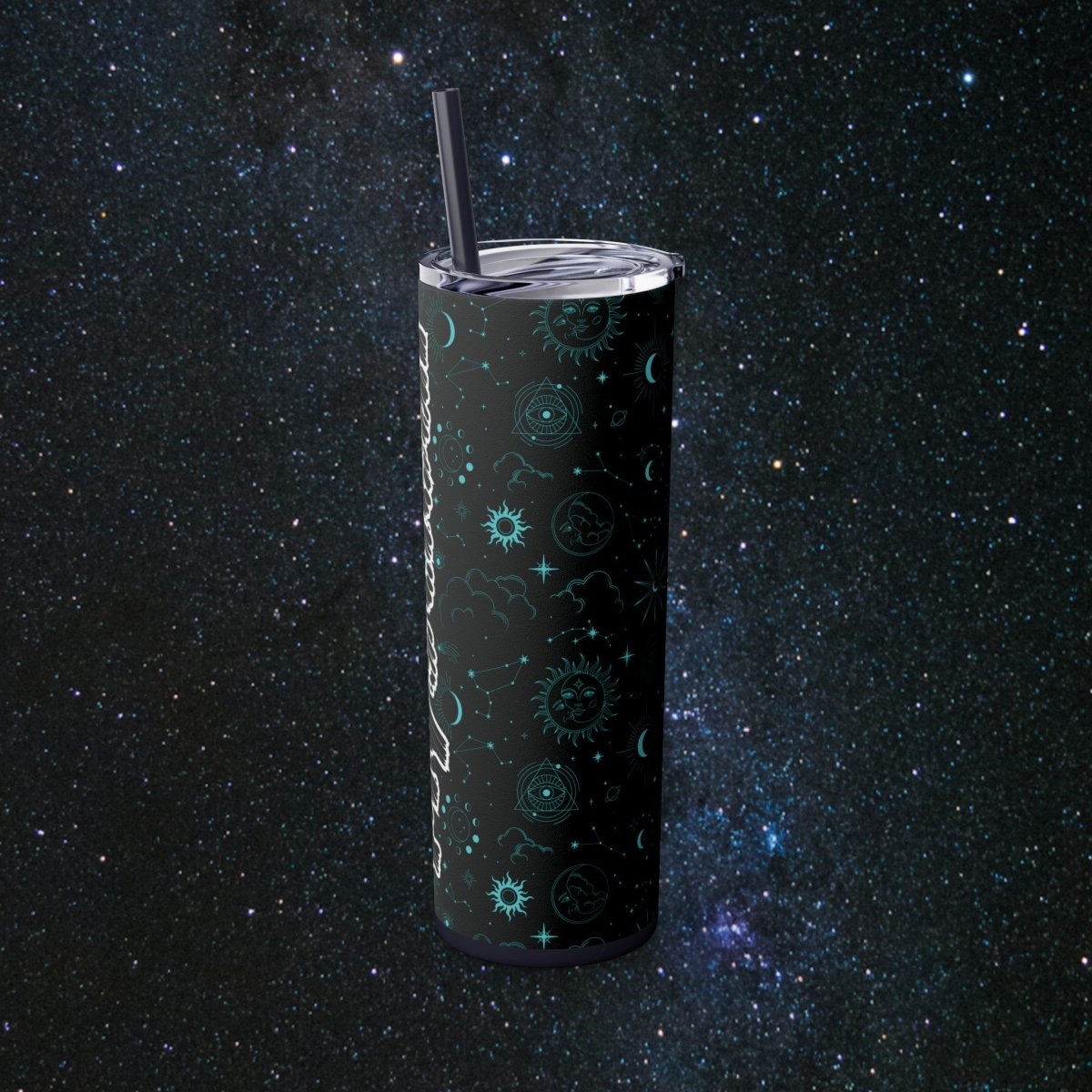 'Mystical' Glossy Tumbler - MindLight Apparel - 'Mystical' Glossy Tumbler - Matte - Black -