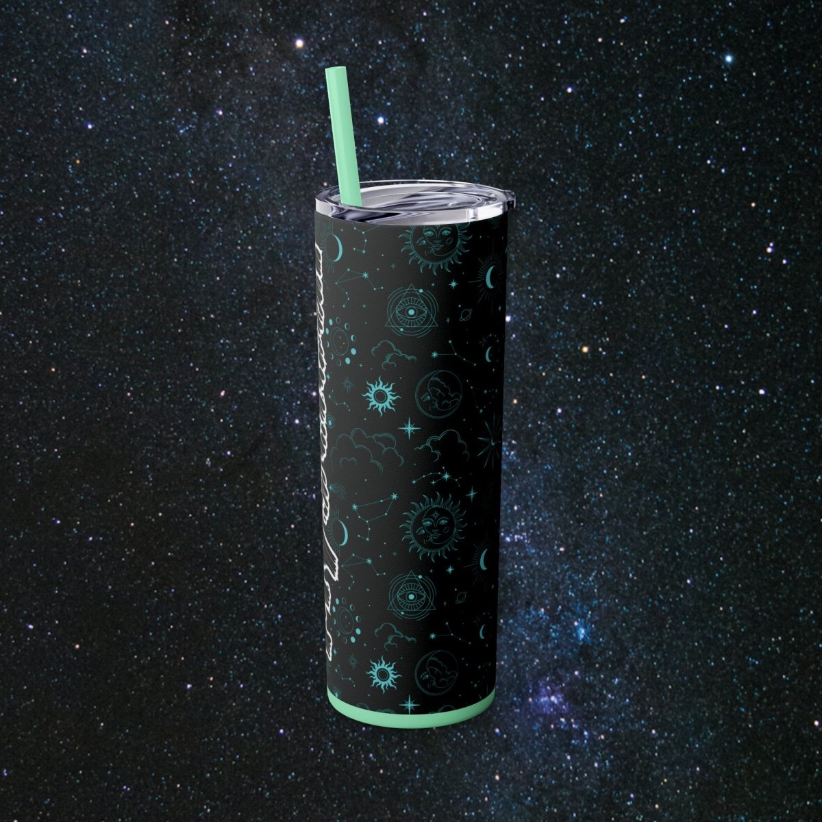 'Mystical' Glossy Tumbler - MindLight Apparel - 'Mystical' Glossy Tumbler - Matte - Black -