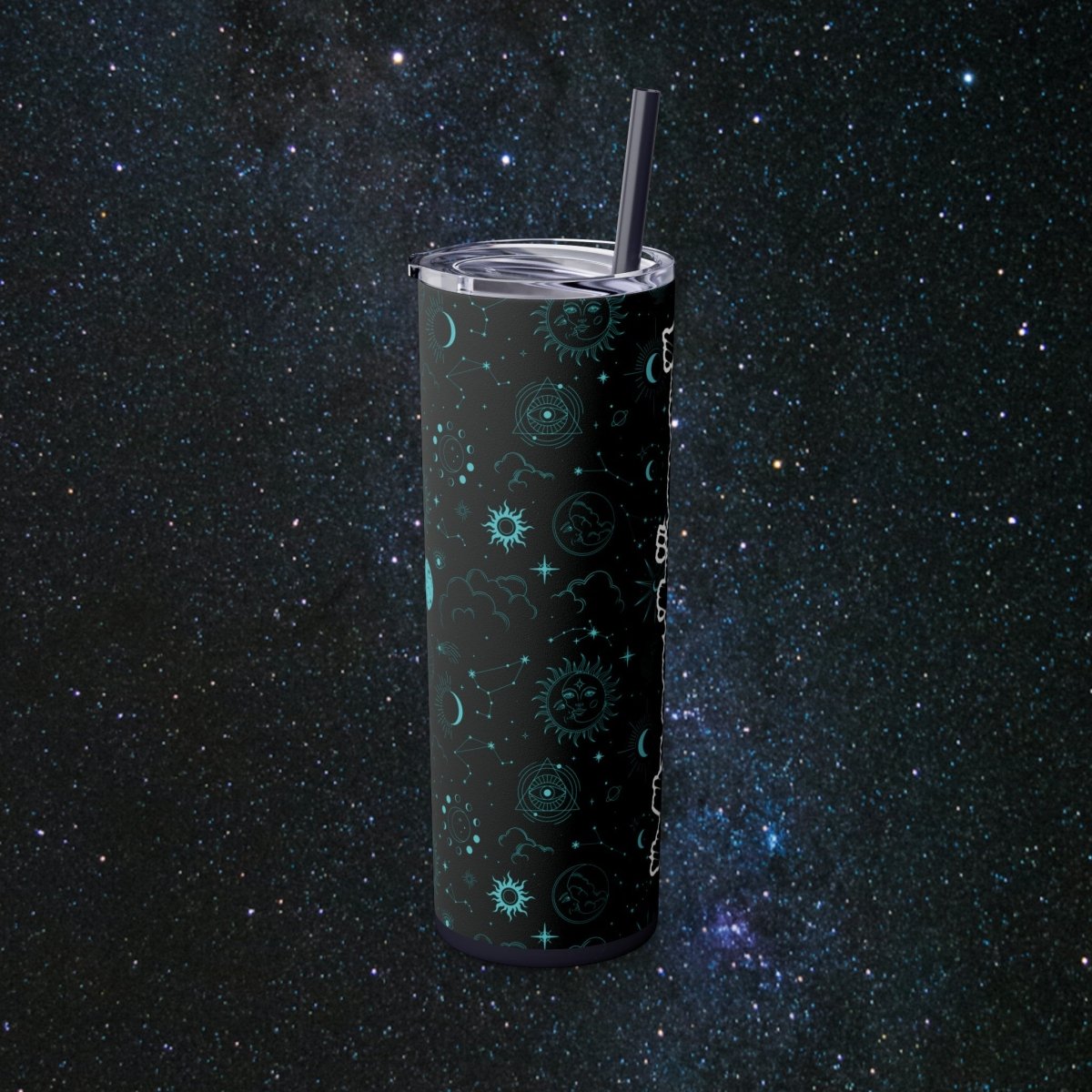 'Mystical' Glossy Tumbler - MindLight Apparel - 'Mystical' Glossy Tumbler - Matte - Black -