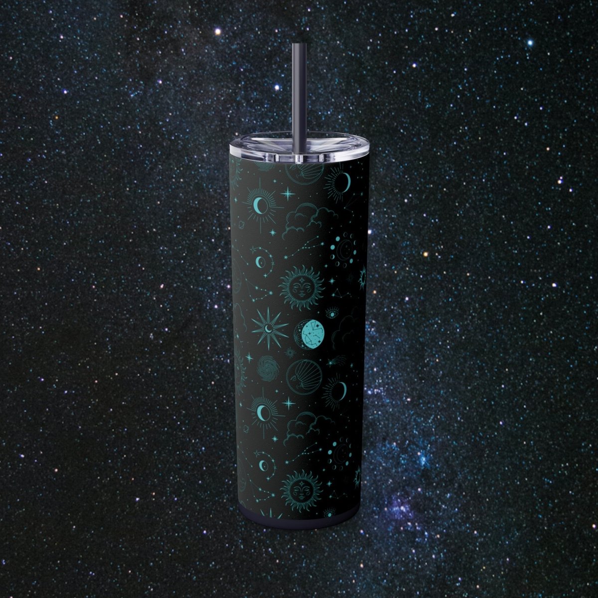 'Mystical' Glossy Tumbler - MindLight Apparel - 'Mystical' Glossy Tumbler - Matte - Black -