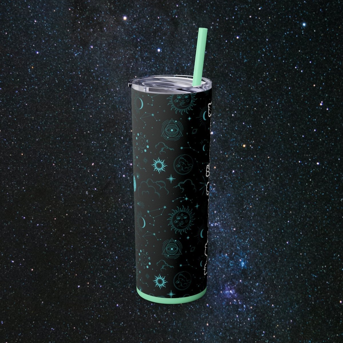 'Mystical' Glossy Tumbler - MindLight Apparel - 'Mystical' Glossy Tumbler - Matte - Black -